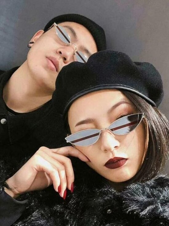 Retro Small Petals Shape Sunglasses main image 5